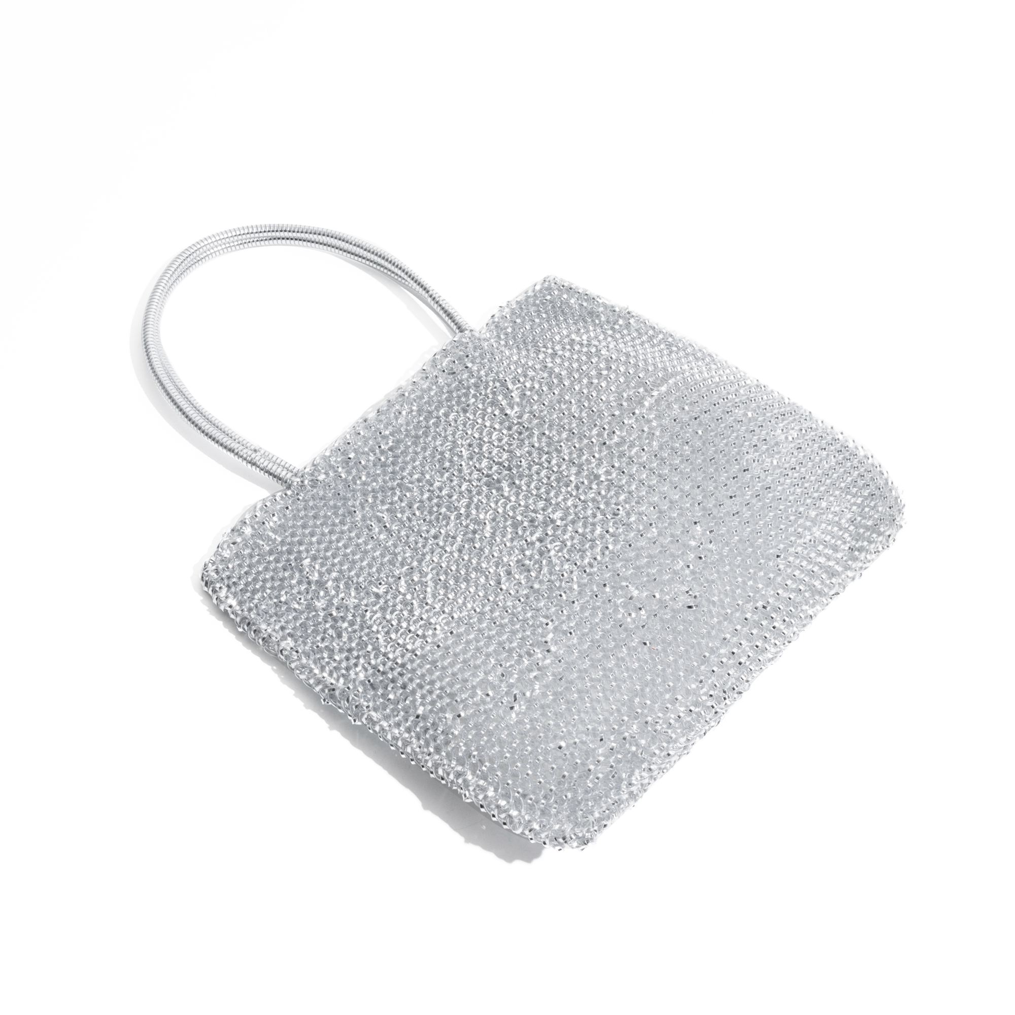 Lyxig trendig märkesväska i pvc för små hobos för damer, kvällsfest, clutch, telefonväska, enfärgad, elegant, enkel tote-väska