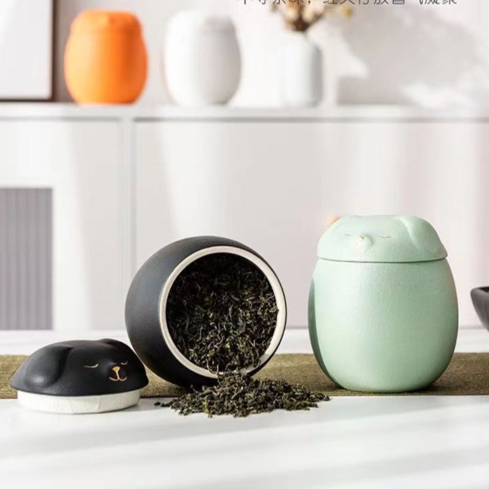 Ceramic Funeral Urn for Pets 200ml Dog/Cat Shape Ashes Storage Box Memorials with Lid Dog Cat Cremation Urns Dog Supplies