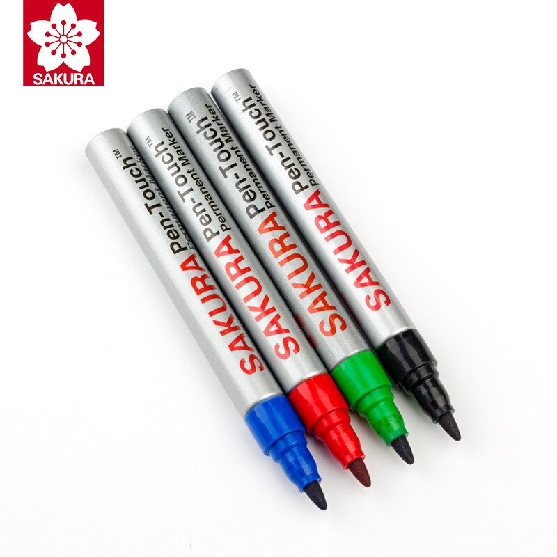 Sakura Enkele Kop Olie Marker Pen Student Kantoor Waterdichte Marker Pen Optische Disc Pen