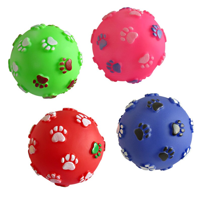 1 st diameter 6cm pipiga hundboll leksaker för små hundar gummi tugga valp leksak hund prylar hundar leksaker husdjur brinquedo cachorro