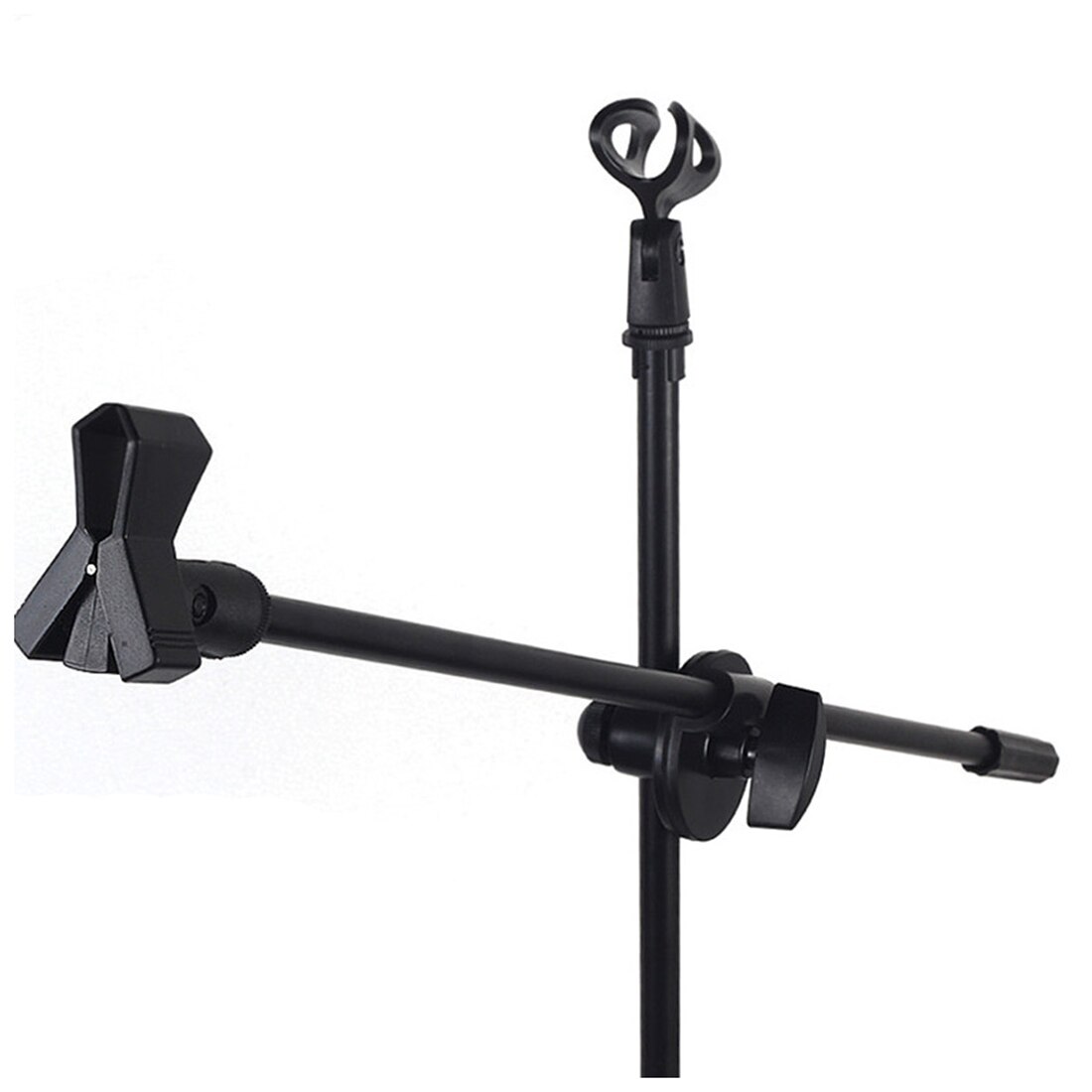 Professionele Microfoon Statief Swing Boom Floor Stand Verstelbare Microfoon Clip Houder Afneembare Stage Microfoon Stand