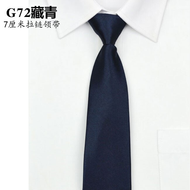Cravate à fermeture éclair pour femmes, uniforme , cravate de cou femme étudiante banque hôtel personnel femme nœud papillon Simple: G72