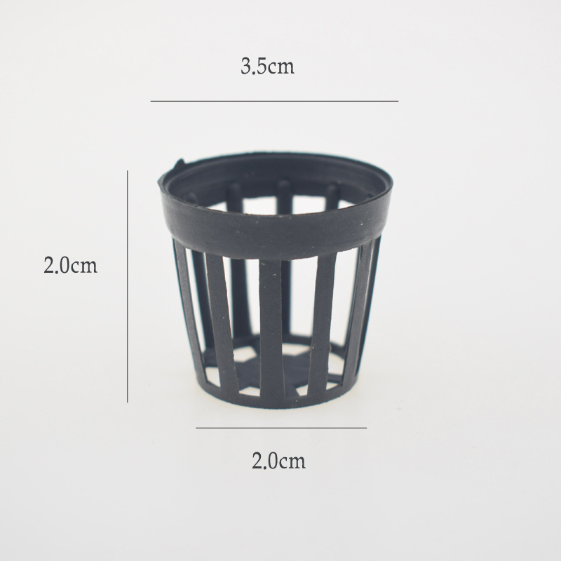 5pcs/lot Fish Tank Plants Planting Basket Plants Cup Packing Plants for Medium Tissue Culture Basin Plastic Plants Basket