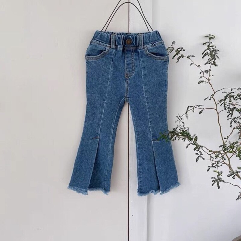 Pantalon évasé Pour Fille Lycée - Tissu Extensible Formel Avec Bouton Pression Doré - NEXT