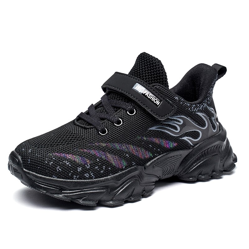 Best Selling Boys Jogging Walking Shoes Black Kids... – Vicedeal