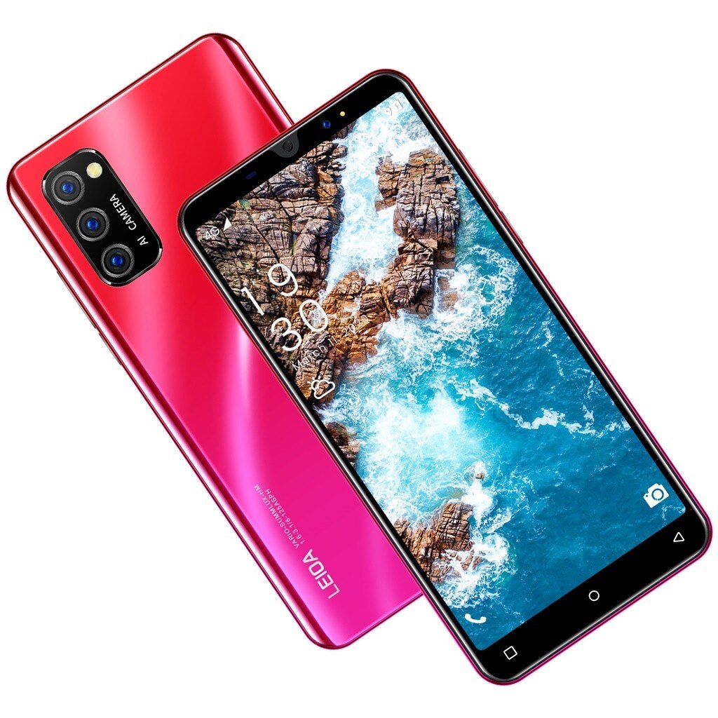 S20mini Smart Phone Learning Machine 5in Dual SIM Android Fingerprint Face Unlocked Education Memory 1GB+16GB: Red