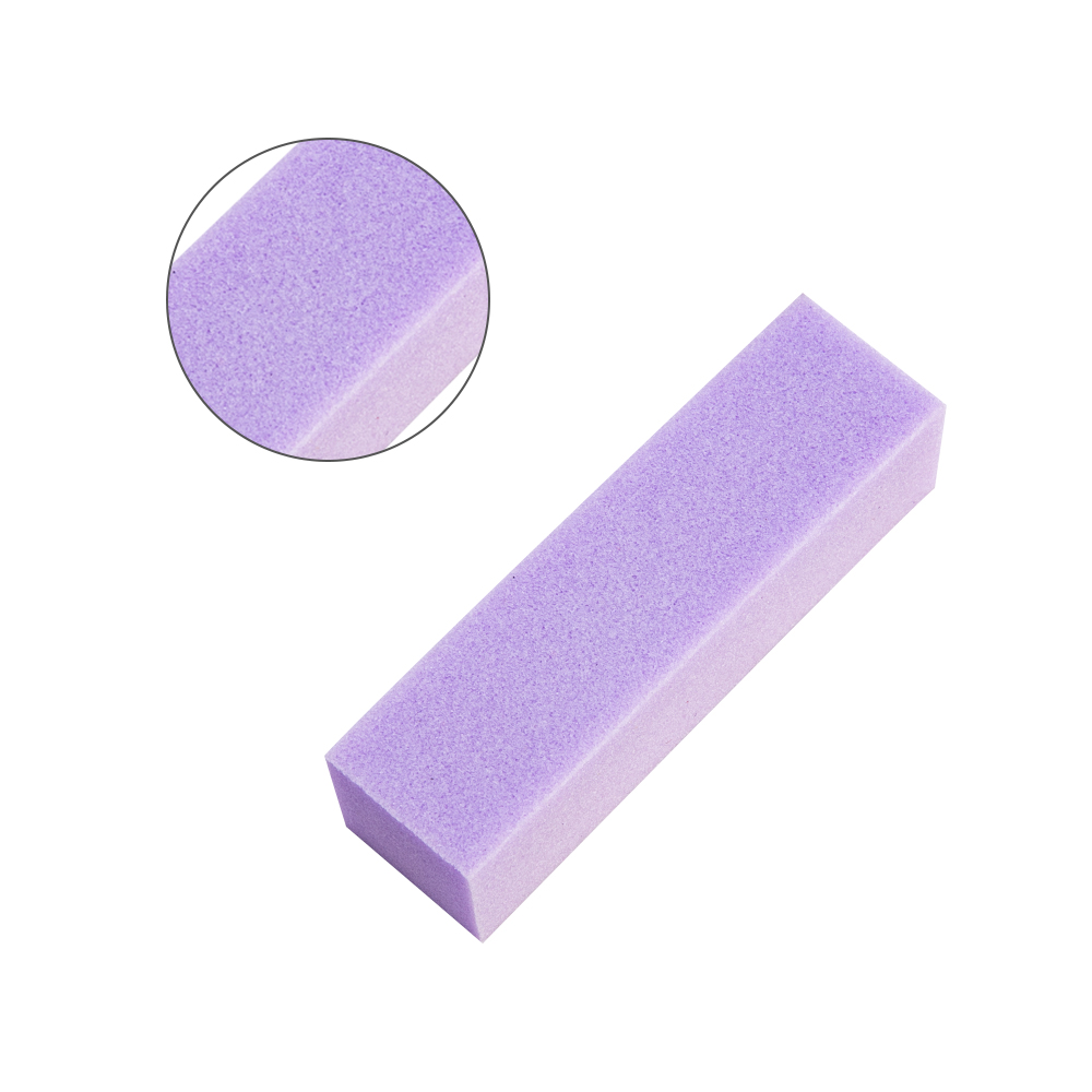 1/5/10pcs Pink Form Nail Buffers Sponge Nail File Buffer Block Polish Manicure Pedicure Sanding Buffer Strips Nail Art Tool: purple