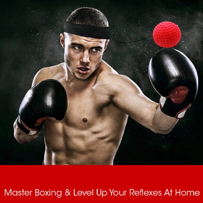 JOYLIVE bandeau de combat pour l'entraînement de vitesse réflexe boxe poinçon Muay Thai exercice balle équipement de boxe: Reflexes Trainer