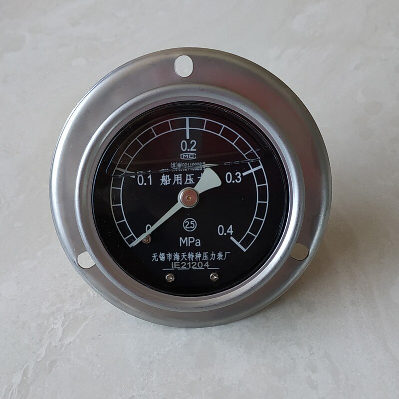 60/63mm(2.5") Marine pressure gauge, marine manometer: 0-1.6Mpa / YC60BF-III