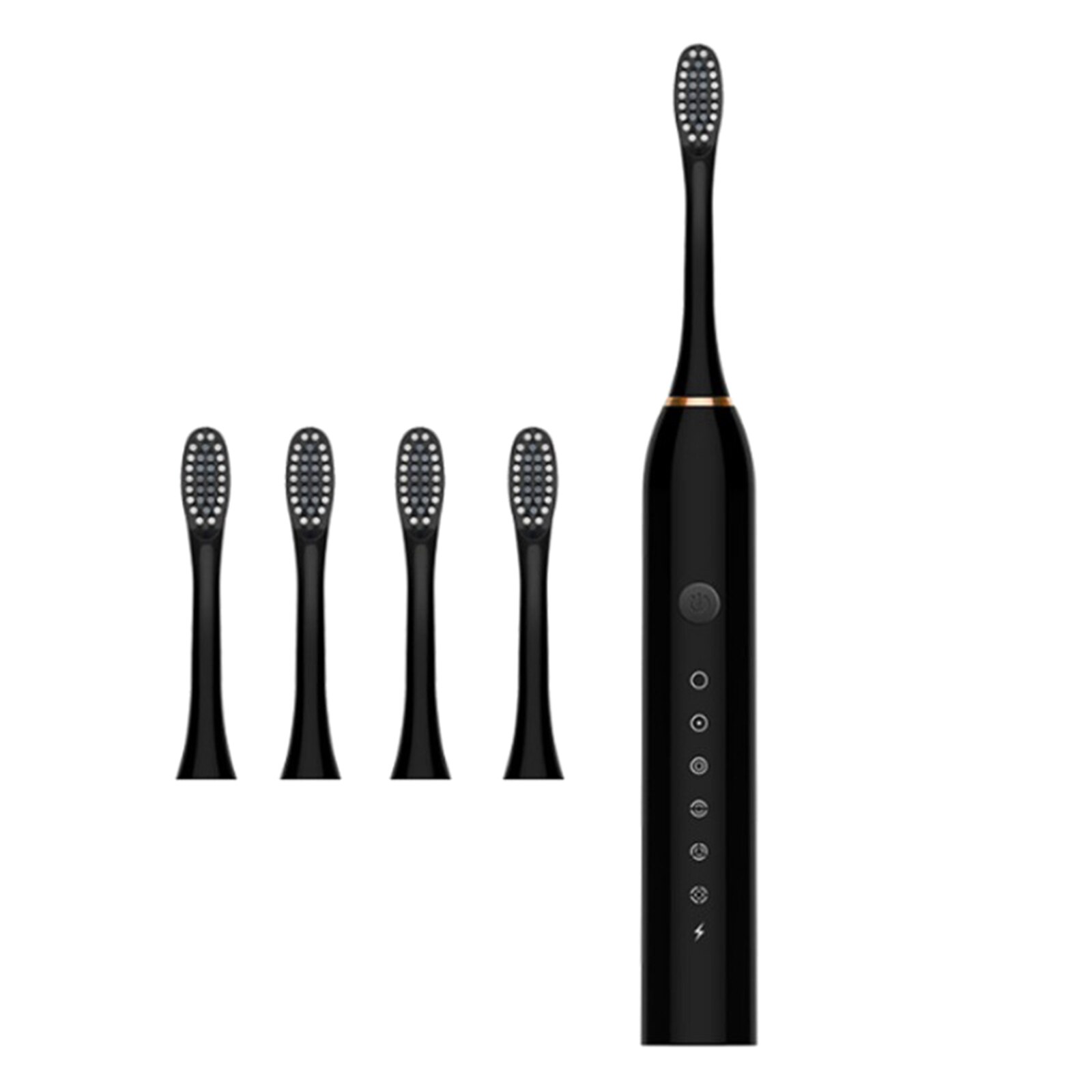 Sonic Electric Toothbrush Automatic Fast Charging Sonic Toothbrush Xmas Year: Black