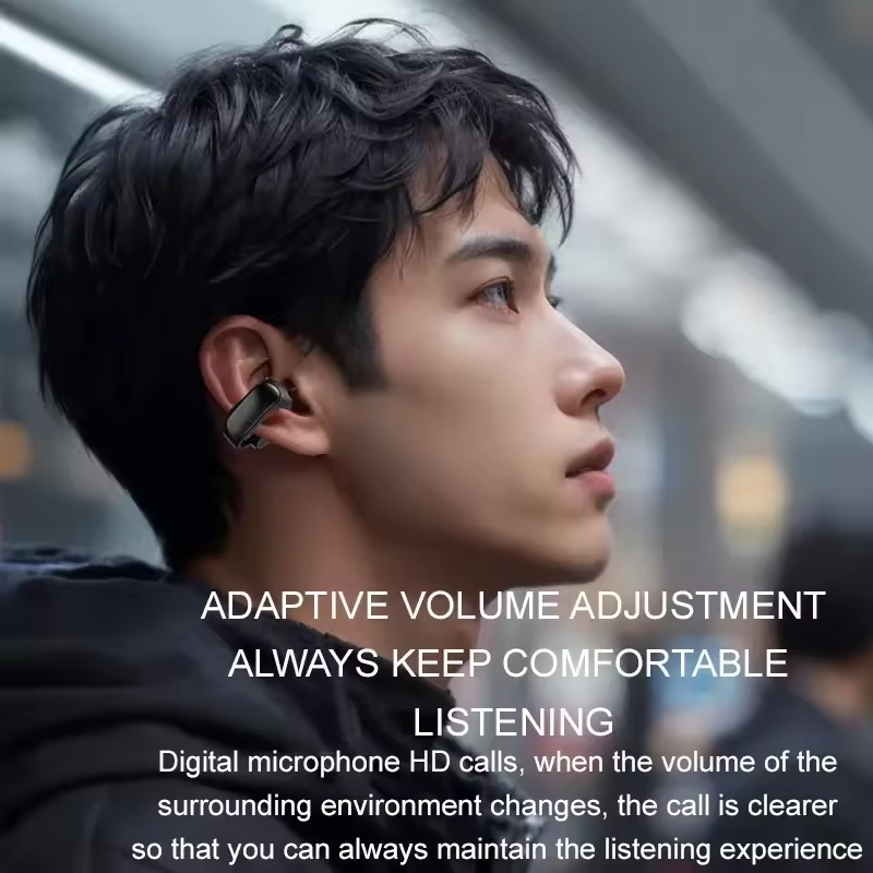 Originele V12 Oor Clip Oortelefoon Draadloze Bluetooth 5.3 Oordopjes TWS Sport Gaming Open Headset HiFi Stereo HD Mic Oproep Hoofdtelefoon