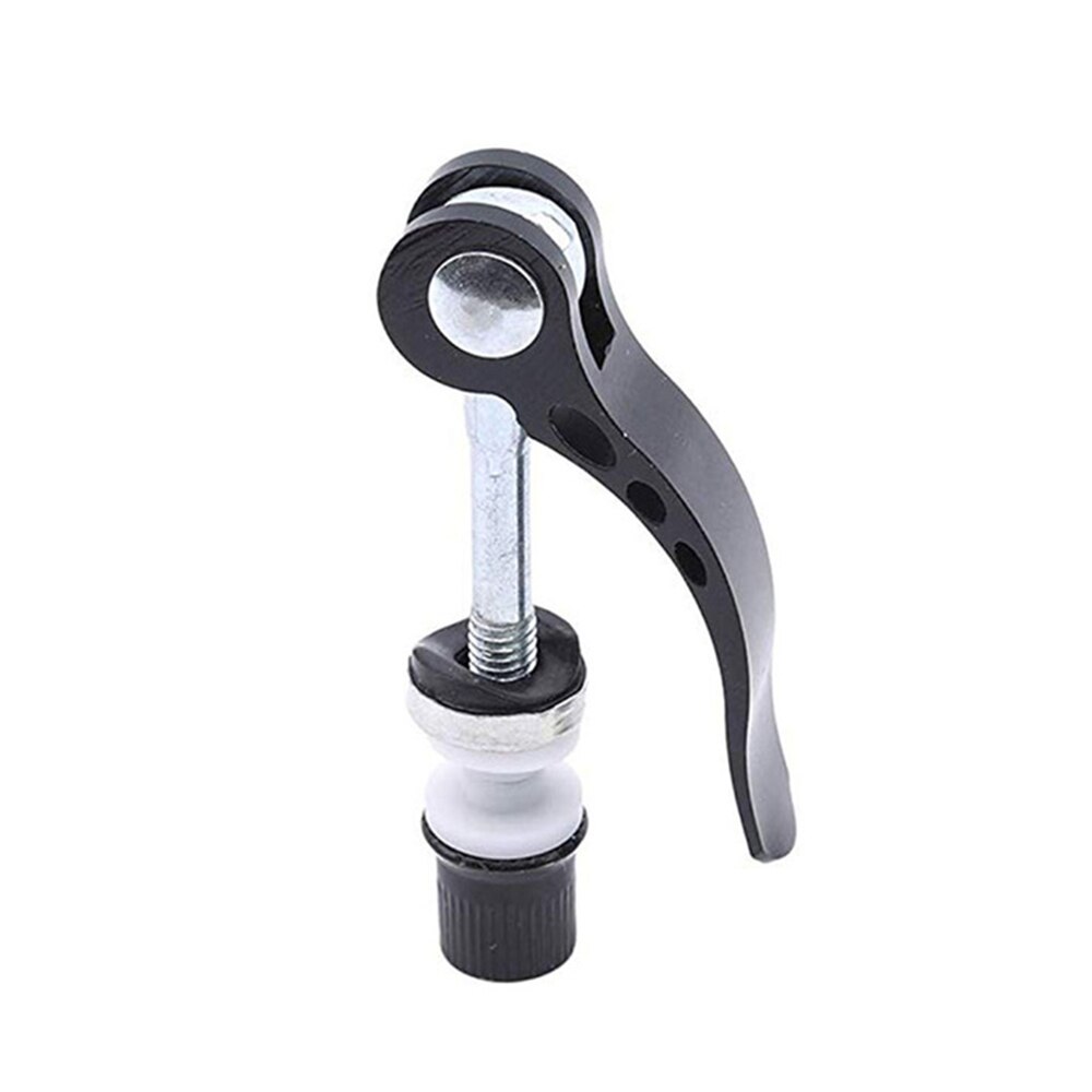 Cycling Aluminium Tube Seat Clamp Bolt Bicycle Quick Release Bolt Bike Seatpost Clamp Skewer Bolt Mountain Bicycle Accessories: Black