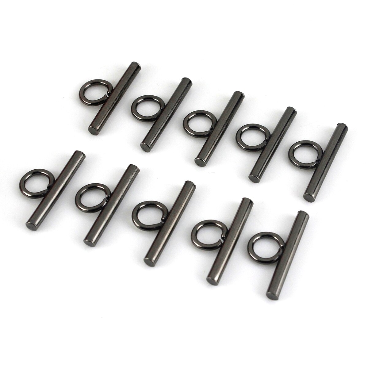 10 st metallremsa påse kedja/ sidokant ankare kopplingslänk hårdvara liten väska handväska kedja ansluta tillbehör: Pistol svart