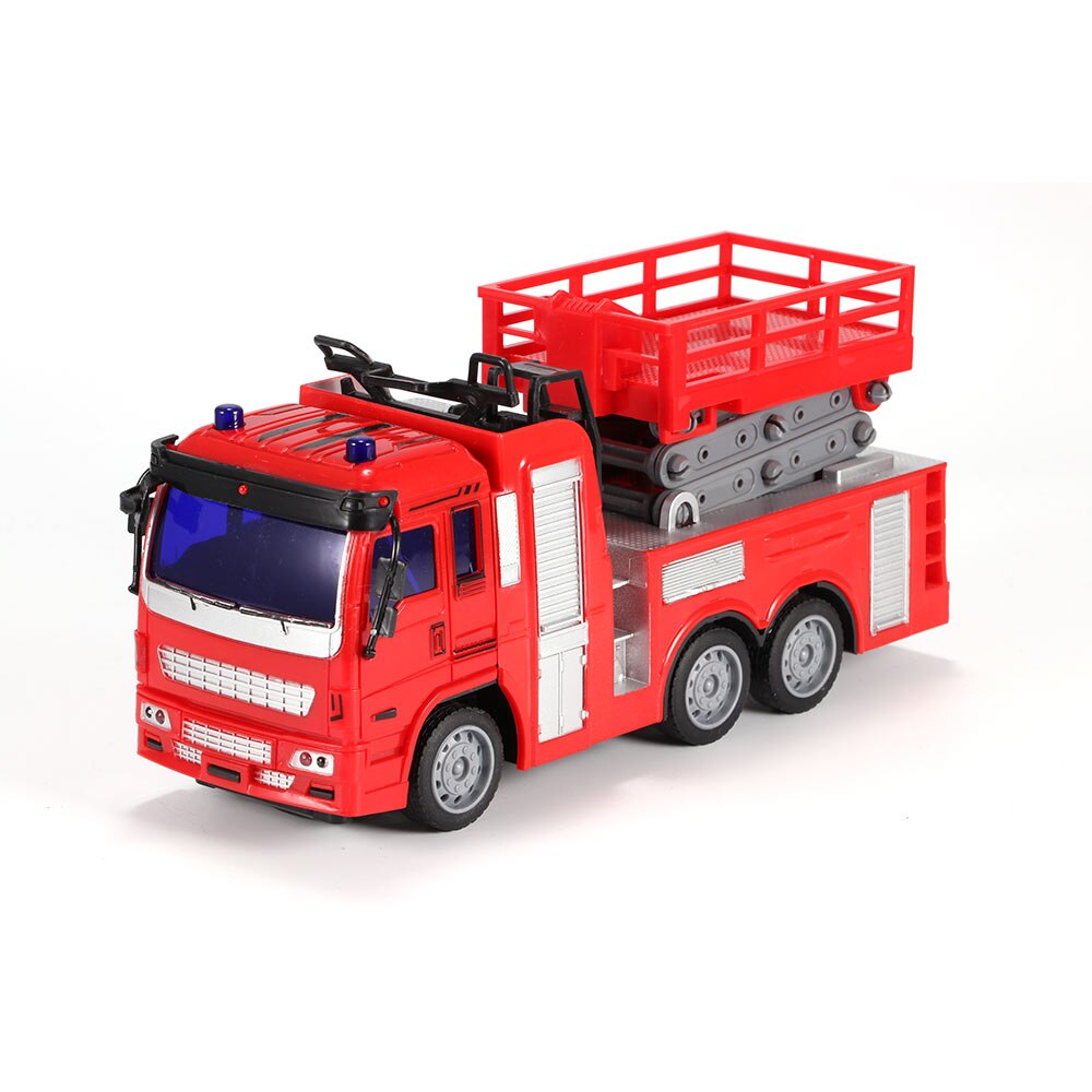 Elektrische Brandweerwagen Model Afstandsbediening Brandweerwagen Model Speelgoed Jongen Elektrische Ladder Brandweerwagen Draagbare Onderwijs Speelgoed Voor Kinderen