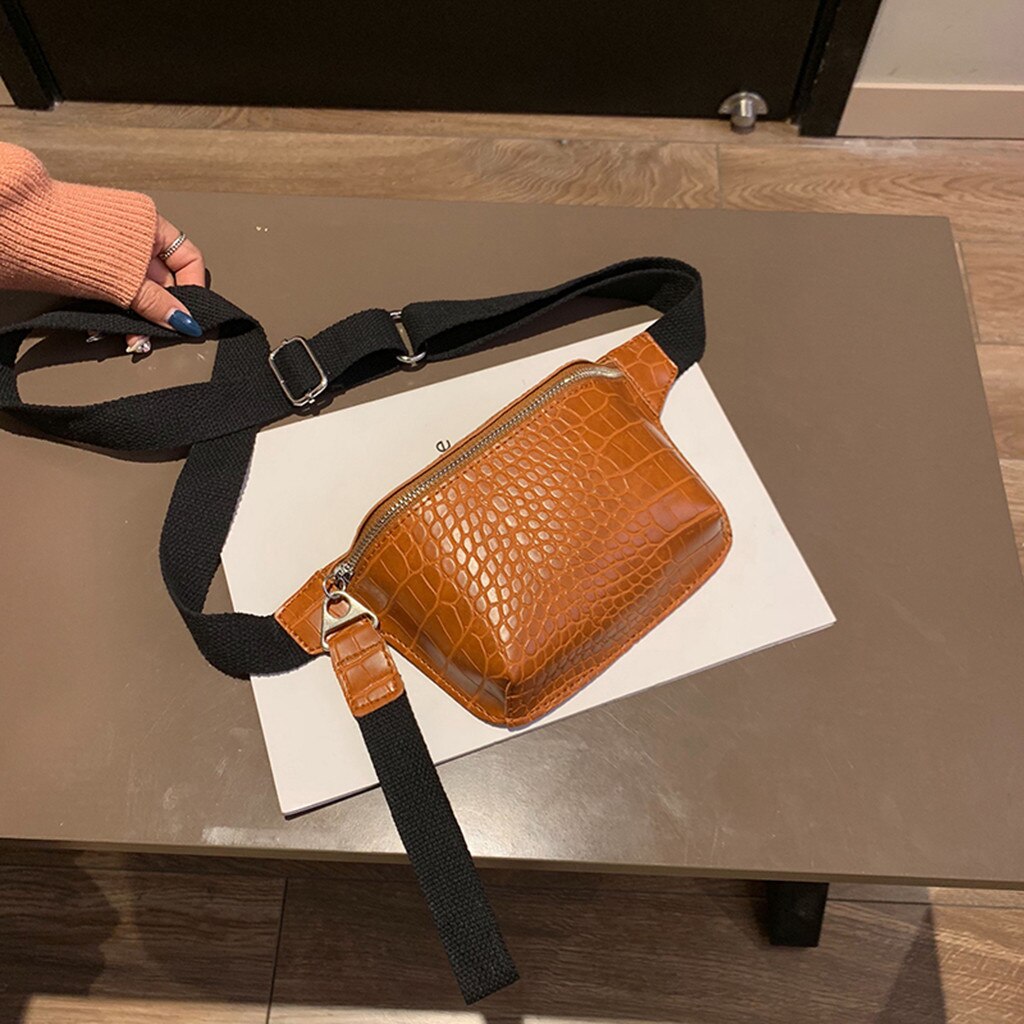 25 # frauen tasche krokodil Mehrfarbig Bote brust tasche kupplung weibliche Pu leder handtasche kreuz körper tasche: Orange