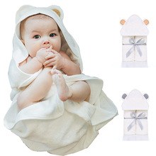 Premium Baby Hooded Handdoeken en Washandje Set-Biologische Bamboe Hooded Baby Handdoek Extra Zachte en Dikke Baby Pasgeboren Bad handdoek