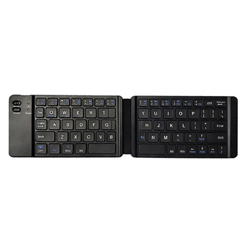Bluetooth-compatible Keyboard - Portable Wireless Keyboard, Rechargeable Full Size Ultra Slim Folding Keyboard for Tablet Phone