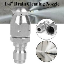 1 Pcs Riool Nozzle 1/4 &#39;&#39;Quick Plug Afvoer Nozzle Pijp Cleaning Hose Nozzles Voor Hogedrukreiniger Accessoires