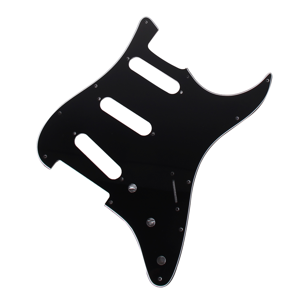 3Ply SSS PVC Electric Guitar Pickguard for FD All Guitar Protecting Accessories 11 Mounting Screw Holes pickguard