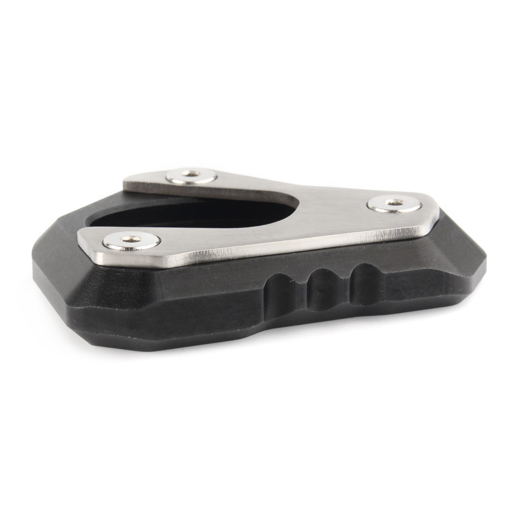 Moto béquille support latéral plaque d'extension agrandisseur tampon pour Kawasaki ER-6F/ER-6N ER6F ER6N