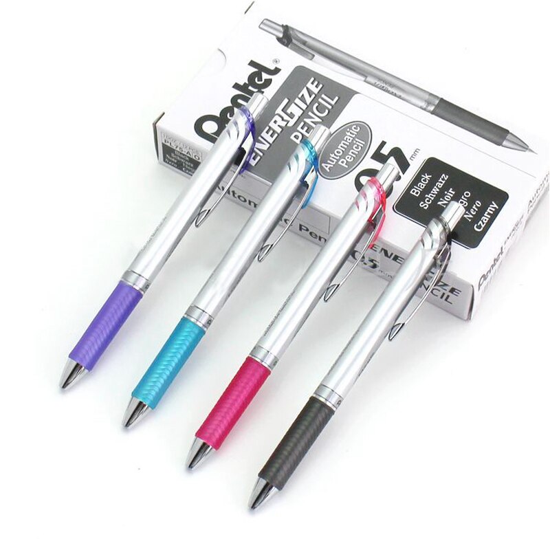 Japanese Pentel mechanical pencil PL75 rubber pen holder, used for writing hand-painted comics and sketches in the office. Mecha