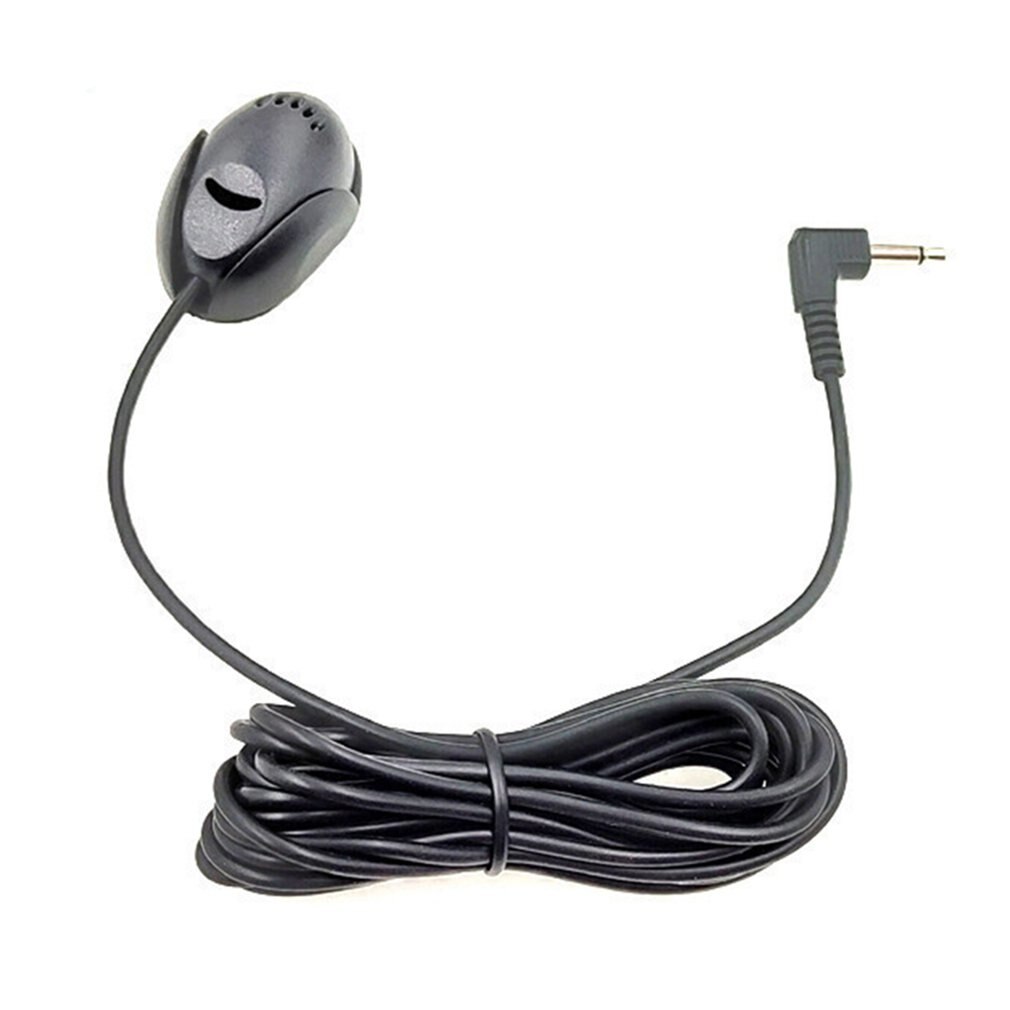 Micrófono de navegación GPS para coche, altavoz externo, micrófono de pasta, estéreo, 3,5mm: Black