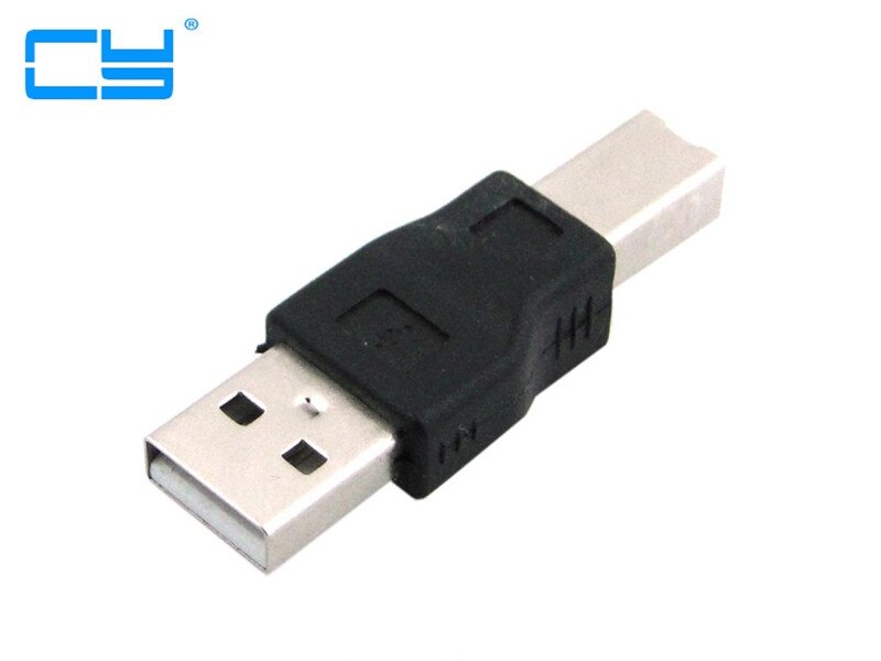 10 stks Cabo USB Um Macho para B macho Conversor adaptador de Cabo de Impressora Scanner