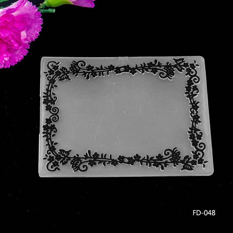 neue Blume Schmetterling Rahmen Textur Sammelalbum DIY Papier Schneiden Stirbt Scrapbooking Kunststoff Präge Ordner