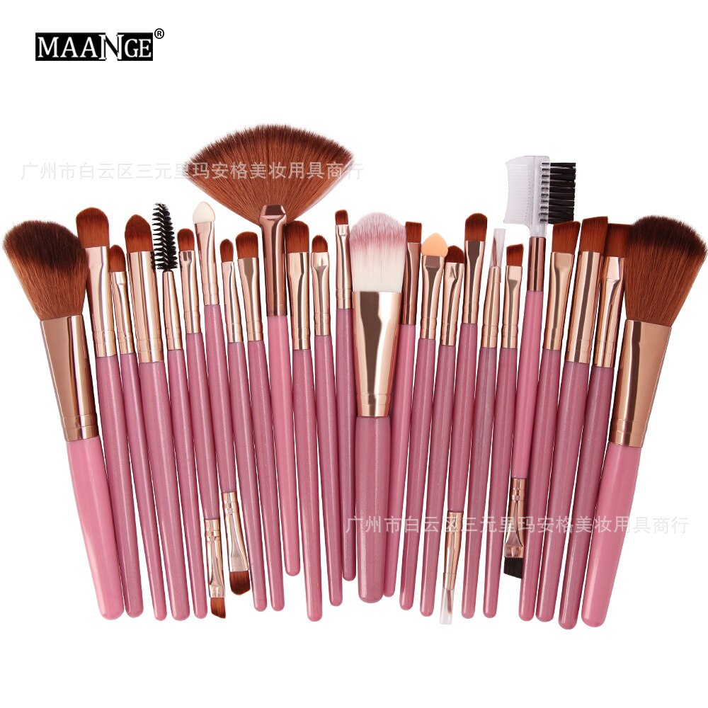 Maange maange 25-Juego de brochas de maquillaje, herramienta de belleza, de: S fk25 Branch Powder Rod Coffee Tube