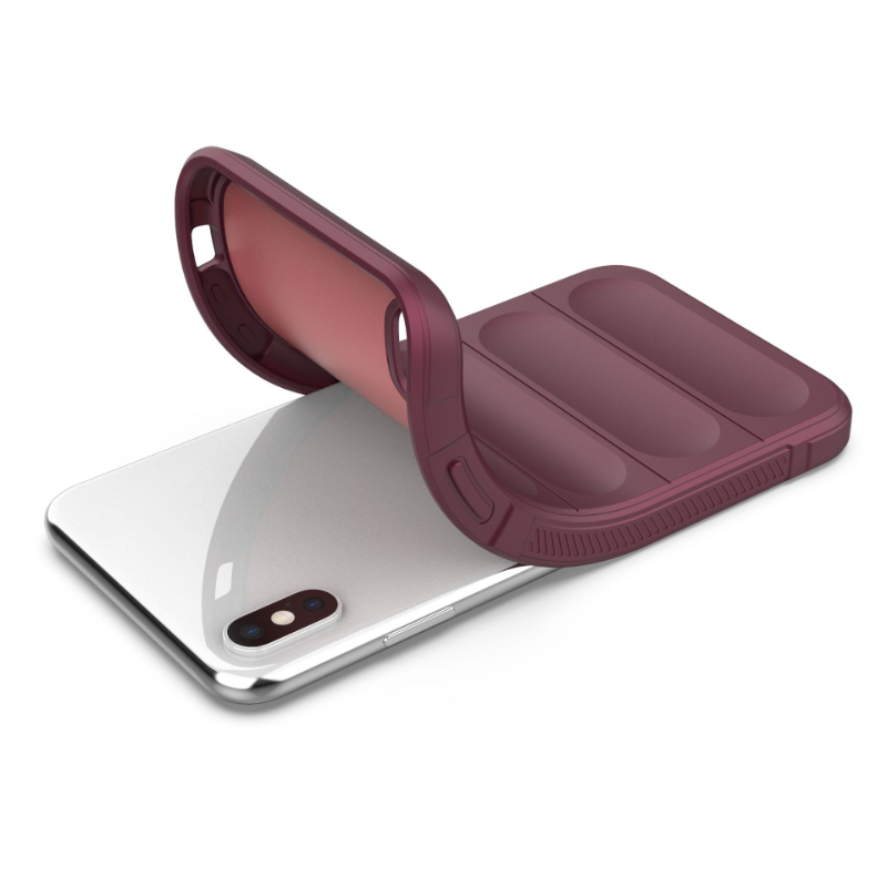 Funda para iPhone X XR XS Max, Funda trasera a prueba de golpes, Fundas de teléfono con armadura, Funda anticaída de silicona líquida