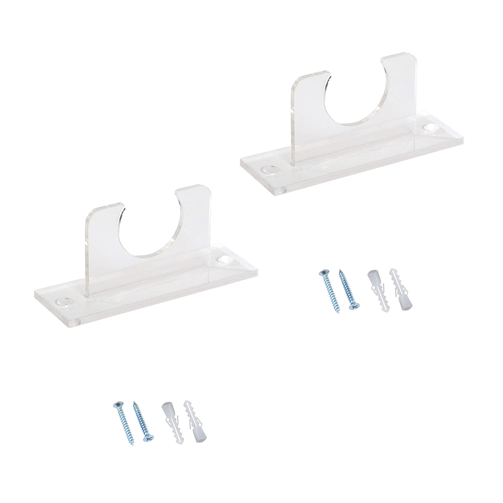 2 stück wandhalterungen für baseballschläger und softballschläger, acryl-schlägerständer: Default Title