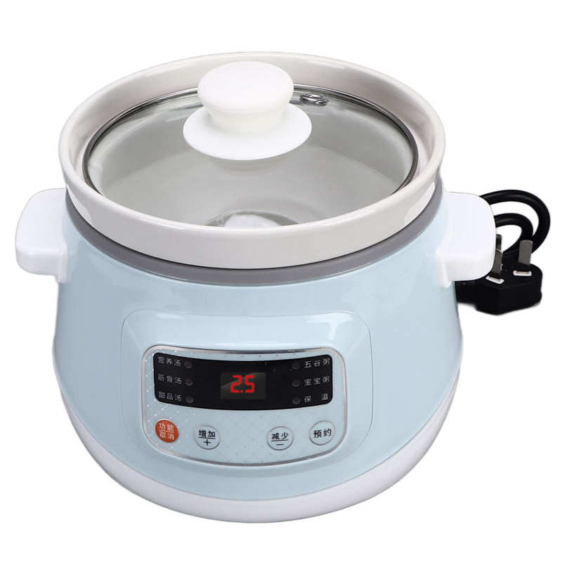 Electric Stew Soup Pot Multi Function Circulating Distillation Method Flexible Preset Function Steam Cooker Pot 220V