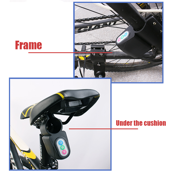 Anti-theft Bike Lock Cycling Security Lock Wireless Remote Control Vibration Alarm 110dB Bicycle Alarm bicycle lock NCM