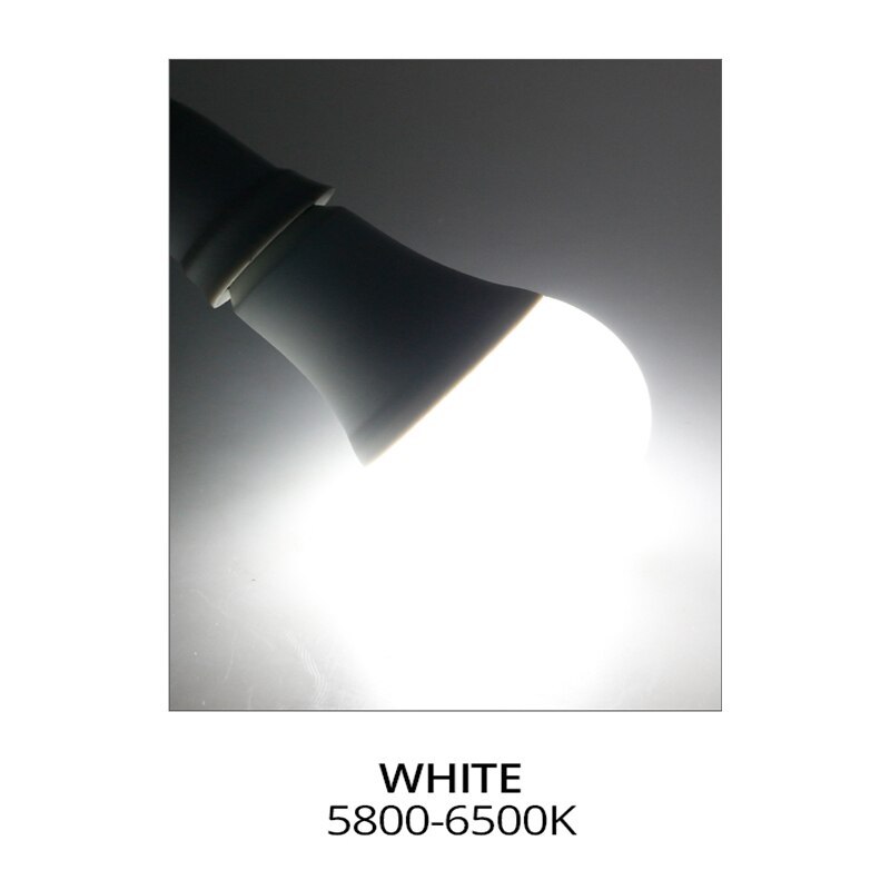Eeetoo ledet smart pir bevegelsessensorpære  e27 b22 12w 18w ledet nødpærer 85-265v varmhvite lamper til utendørsbelysning: Hvit / E27 18w