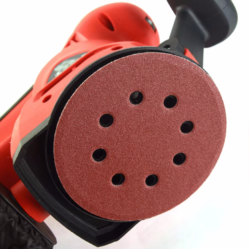 10 Stück 5 Zoll 125 mm rundes Schleifpapier 8-See-Schleifscheiben Klettverschluss Körnung 40–2000 Exzenterschleifer-Pad zum Polieren von Holz und Metall