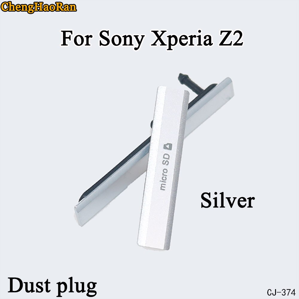 ChengHaoRan Micro SD USB Lade Port Slot Staubdicht Abdeckung Für Sony Xperia Z2 Xperia Z3 Staub Stecker SIM Karte