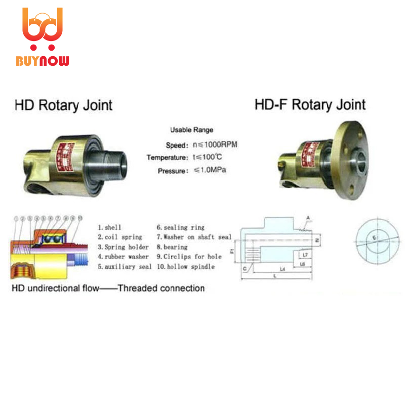 HD8 DN8 1/4 inch rotating joint 360 rotary joint Water air oil swivel coupling Spray universal connector brass rotation union