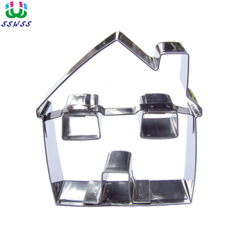 Super Huis Vorm Cake Decorating Fondant Snijders Gereedschap, Dagelijkse Benodigdheden Cookie Bakken Mallen, Directe Verkoop