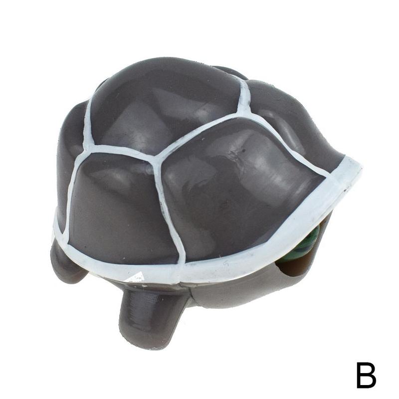 Funny Telescopic Head Turtle Stress Relief Fidget Toys Keychain Improve Focus Toy: B