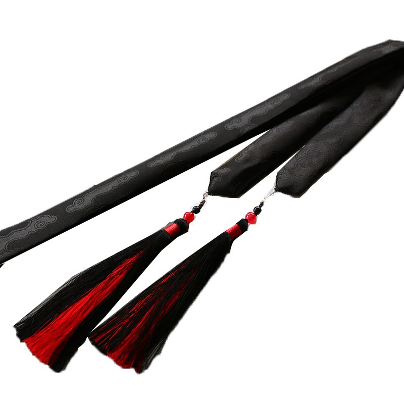 Ancien Style chinois vêtements ancien déguisement moirée noir gland bandeau cheveux mo e accessoires coiffure ruban cheveux accessoires