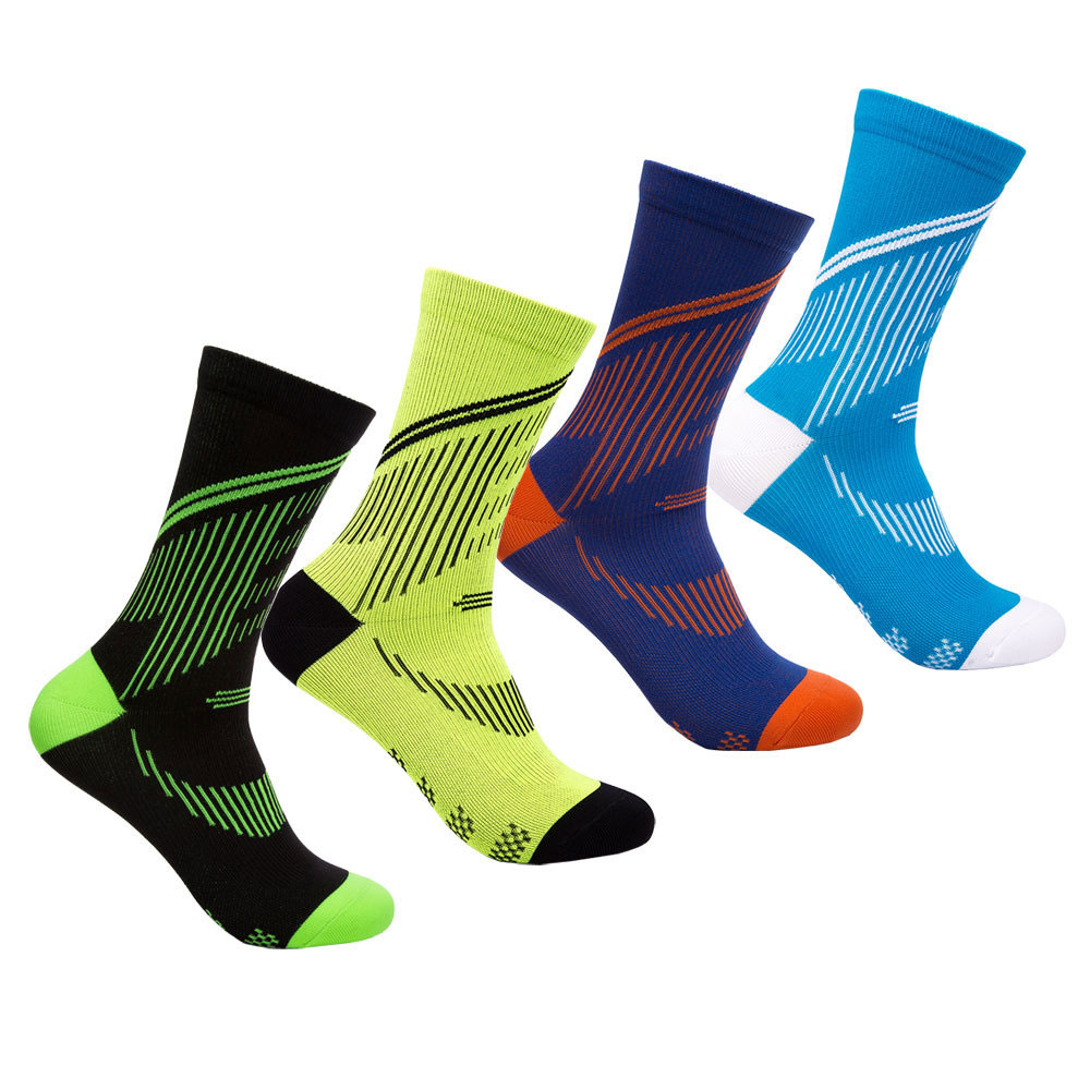 Ademende Riding Sport Sokken, Outdoor Compressie Anti-Slip Anti-slijtage Fietsen Fiets Sokken