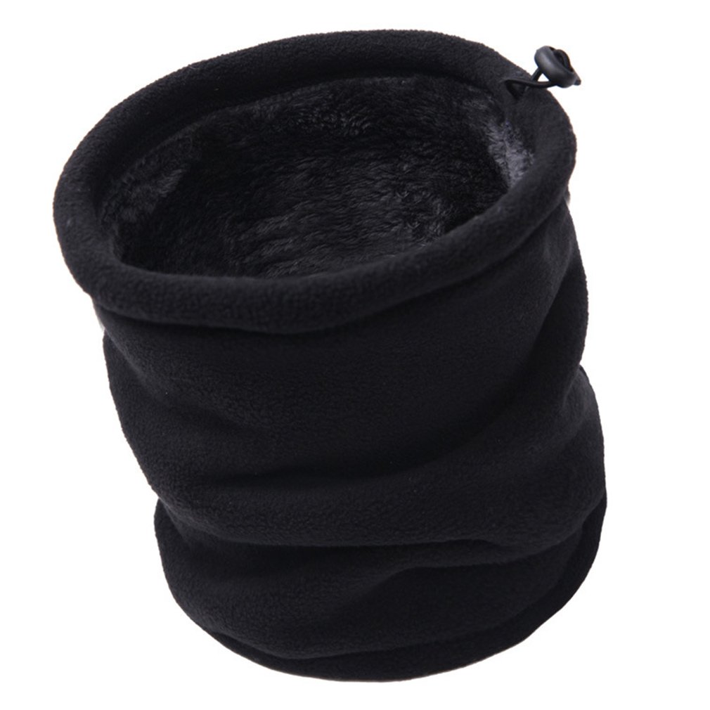 Ademend Dual-Layer Fleece Warme Sjaal, Vrouwen Outdoor Winter Dikke Nek Warmer, mannen Motorfiets Skiën Fietsen Gezicht Thermische Masker