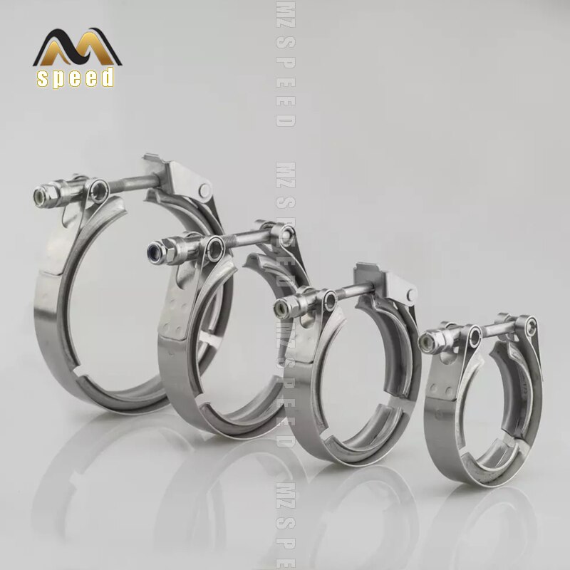 Stainless steel V-groove Exhaust pipe universal connection chuck Turbine pipe clamp universal type