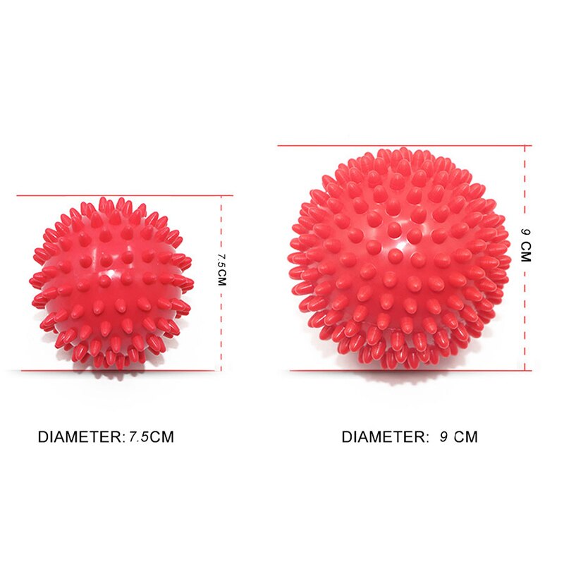 Indoor Outdoor Sports Fitness PVC Hand Massage Ball Soles Hedgehog Sensual Grip Training Ball Portable Physiotherapy Ball