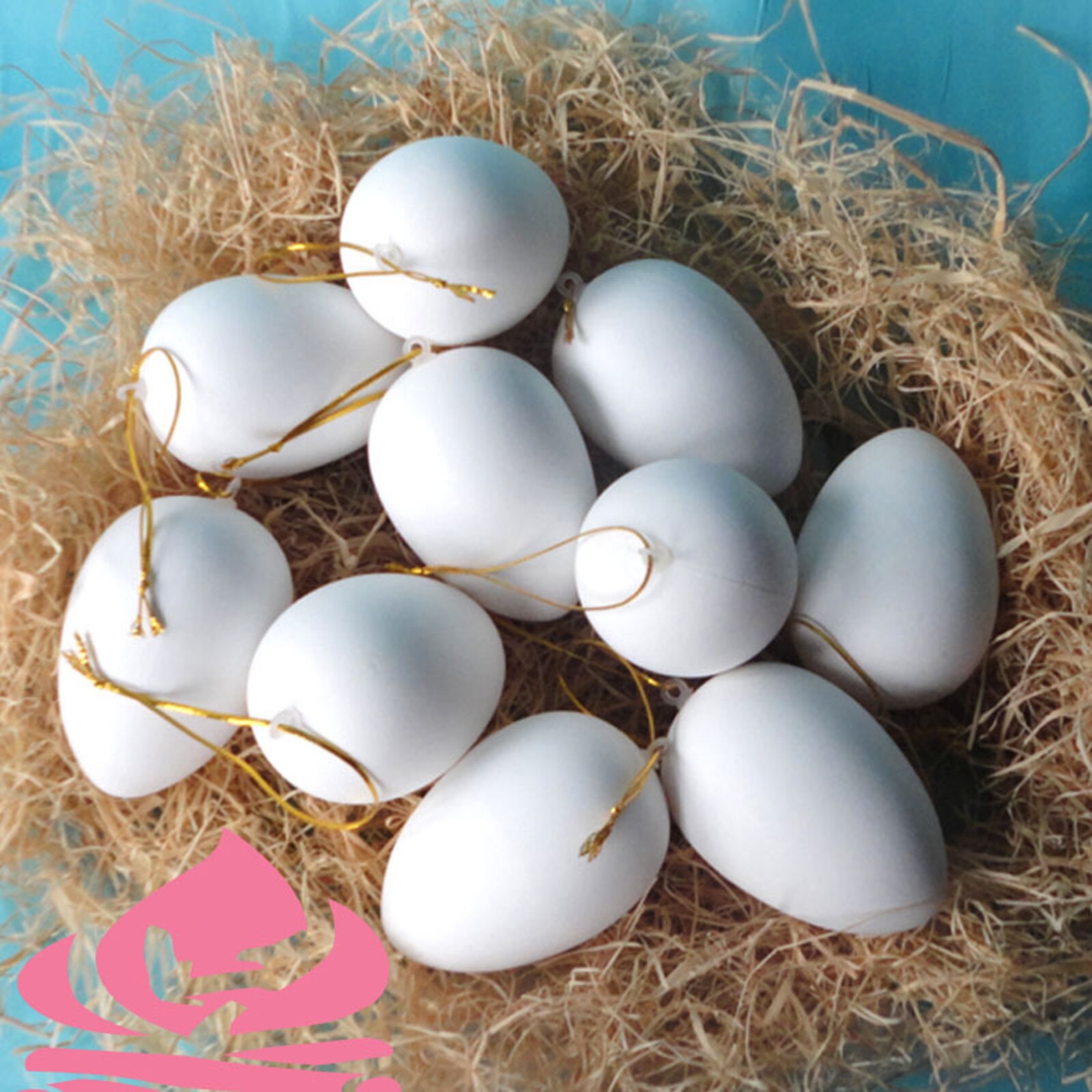 Ostern Eier, Malerei Simulation Kunststoff Ostern Eier Ostern für Handgemachte DIY Graffiti Party