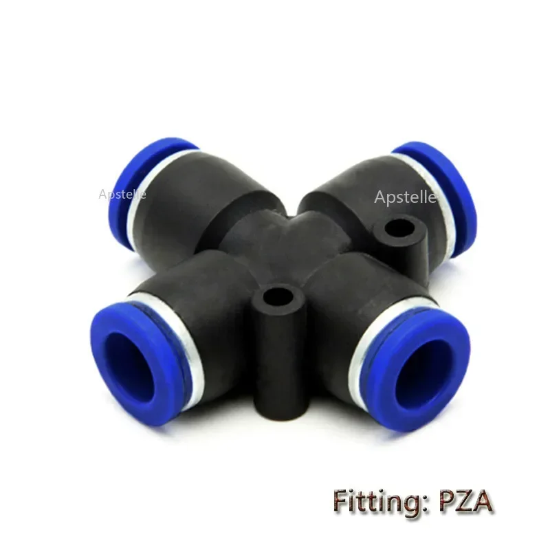 Pneumatisk fitting fittings hurtigkobling luft vandslange rørforbindelser plast pu  py 4 6mm 8mm 10mm 12mm 16mm stik ind i stik