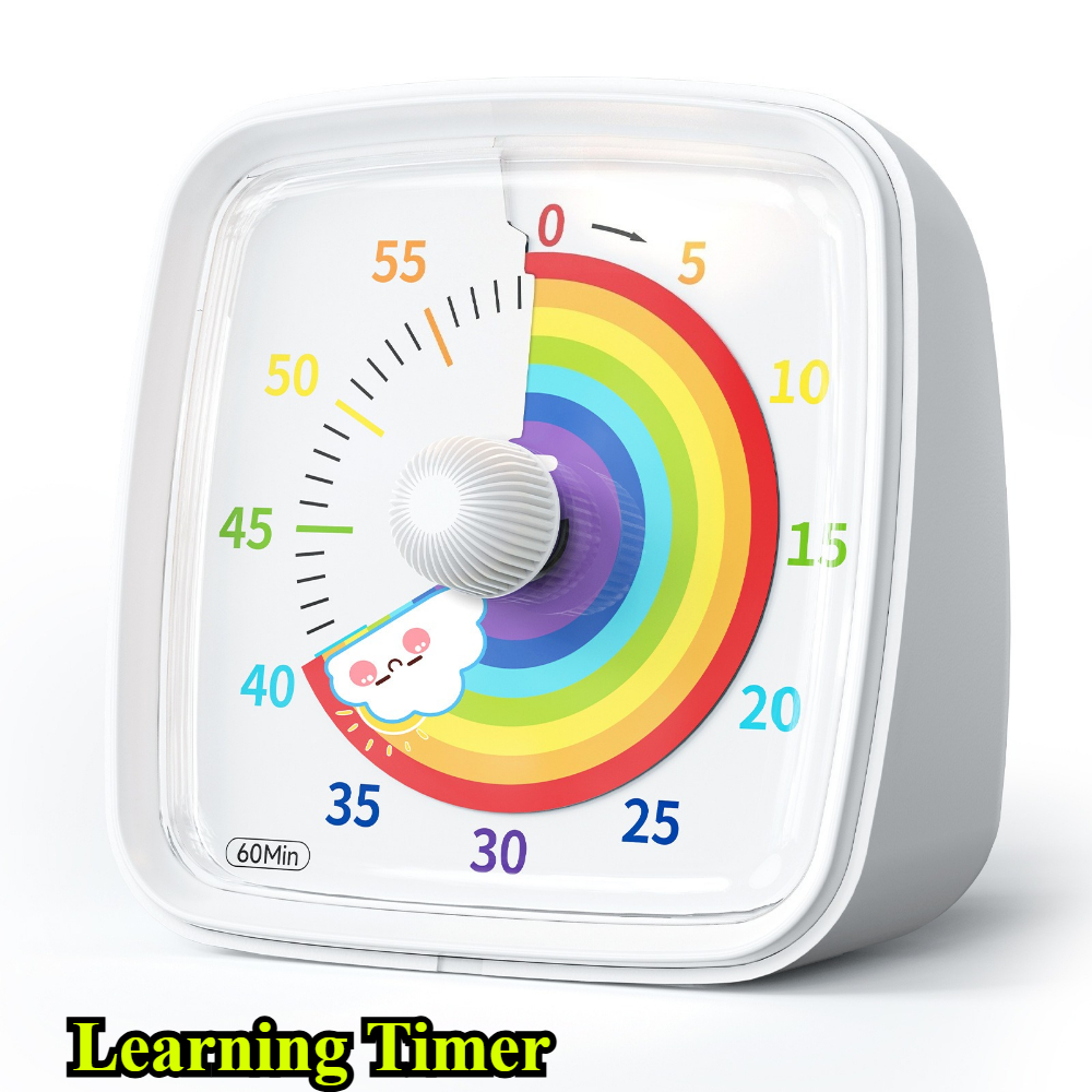-selling Visual Timer 60 Minutes Countdown Suitable for Children and Adults Silent Classroom Timer for Home and School Clock