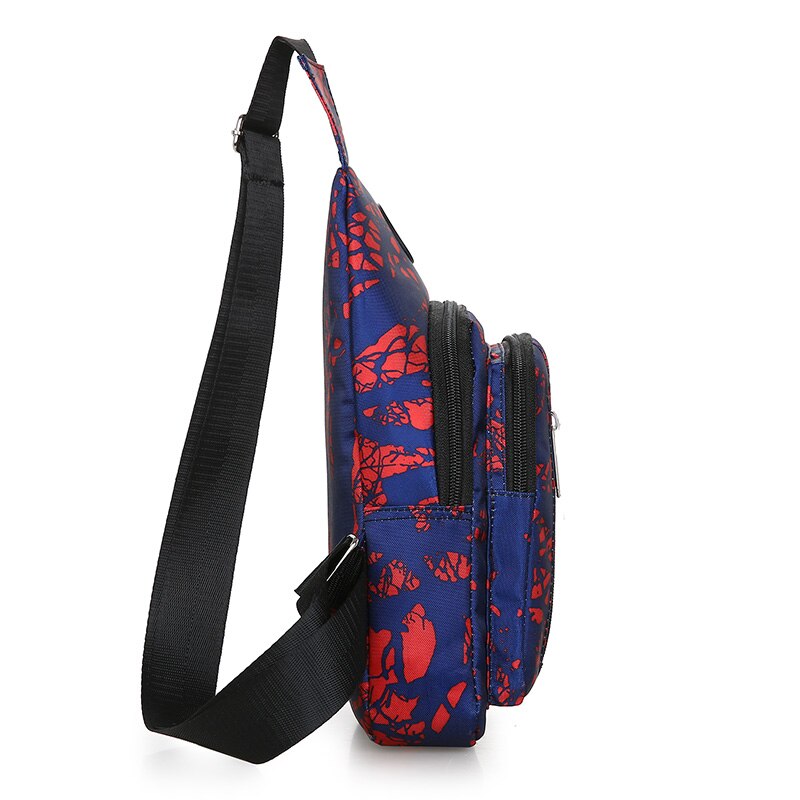 Waterproof Nylon Sling Chest Bag Back Travel Climb Cross Body Messenger Shoulder Pack Chest Bags Men Women Couple Bags
