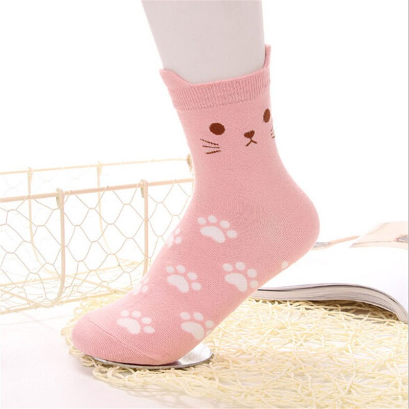 Cute Animal Cotton Socks - Patchwork Pattern - Unisex Boat Socks for Girls & Kids