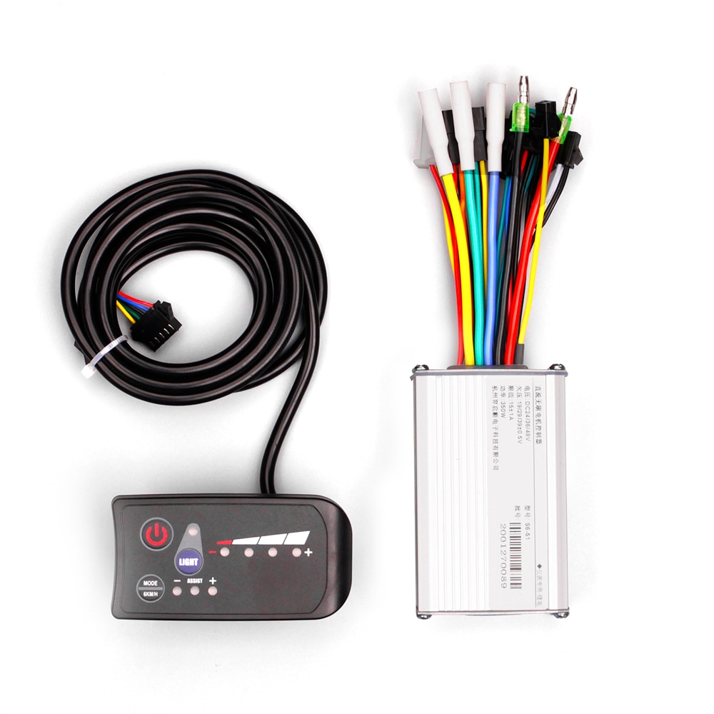 24V 36V 48V 250W/350W Elektrische Fiets Controller Waterdichte Led Lcd Display Borstelloze Elektrische fiets E-Bike Controller Scooter